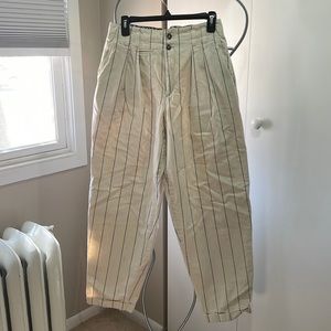 Vintage Liz wear pinstriped high waist pants